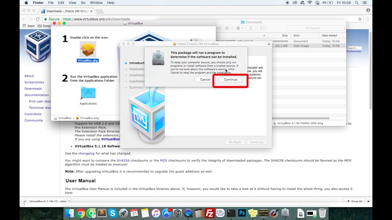 How to install mac os x on virtualbox from dmg