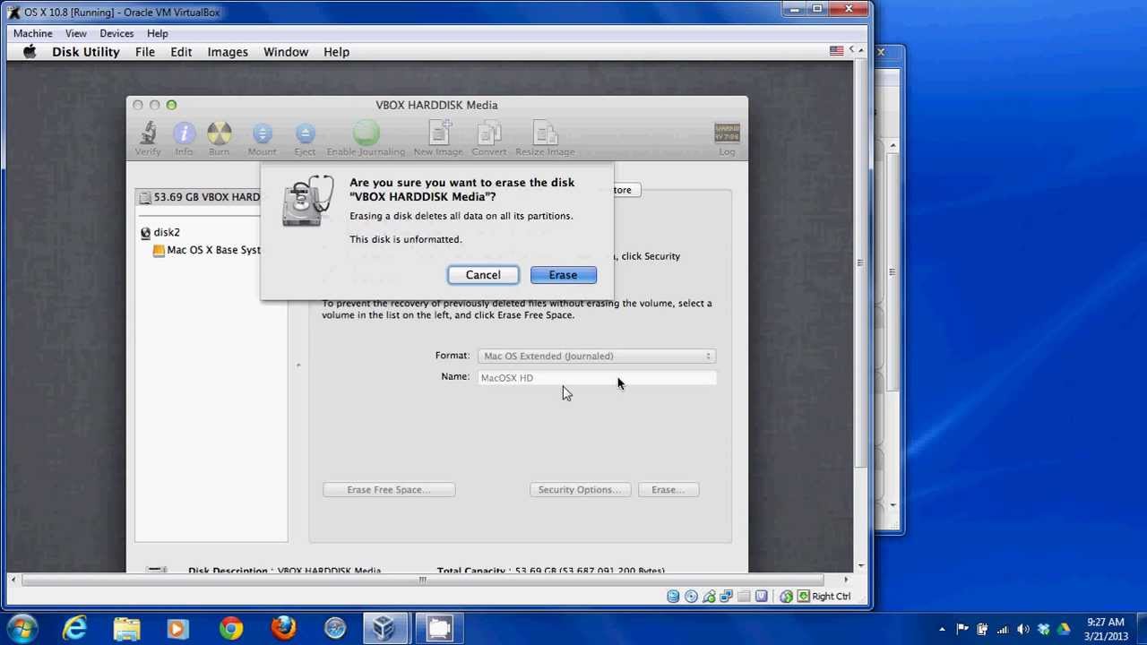 How to install mac os x on virtualbox from dmg download